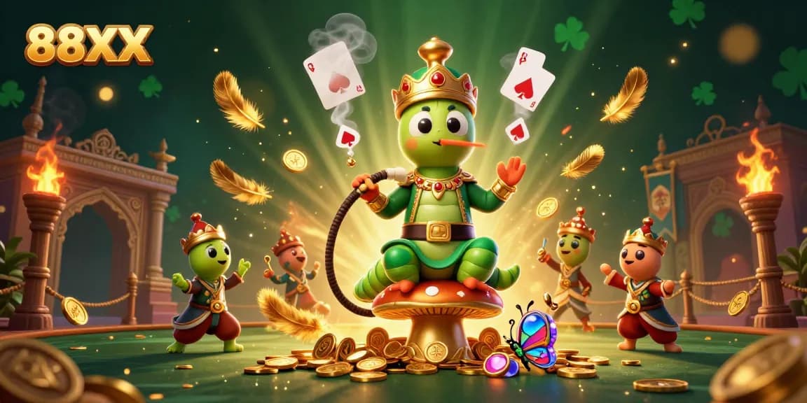 Experience the excitement of 88XX with unique characters and vibrant casino elements.