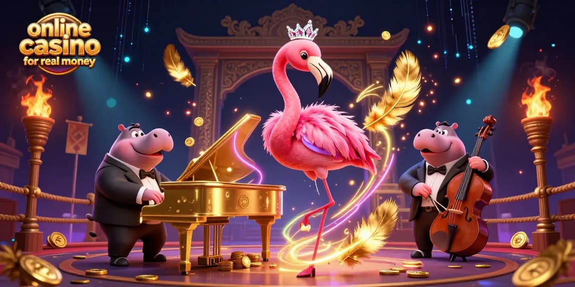 Experience the thrilling ambiance of an online casino for real money with engaging characters and dynamic elements