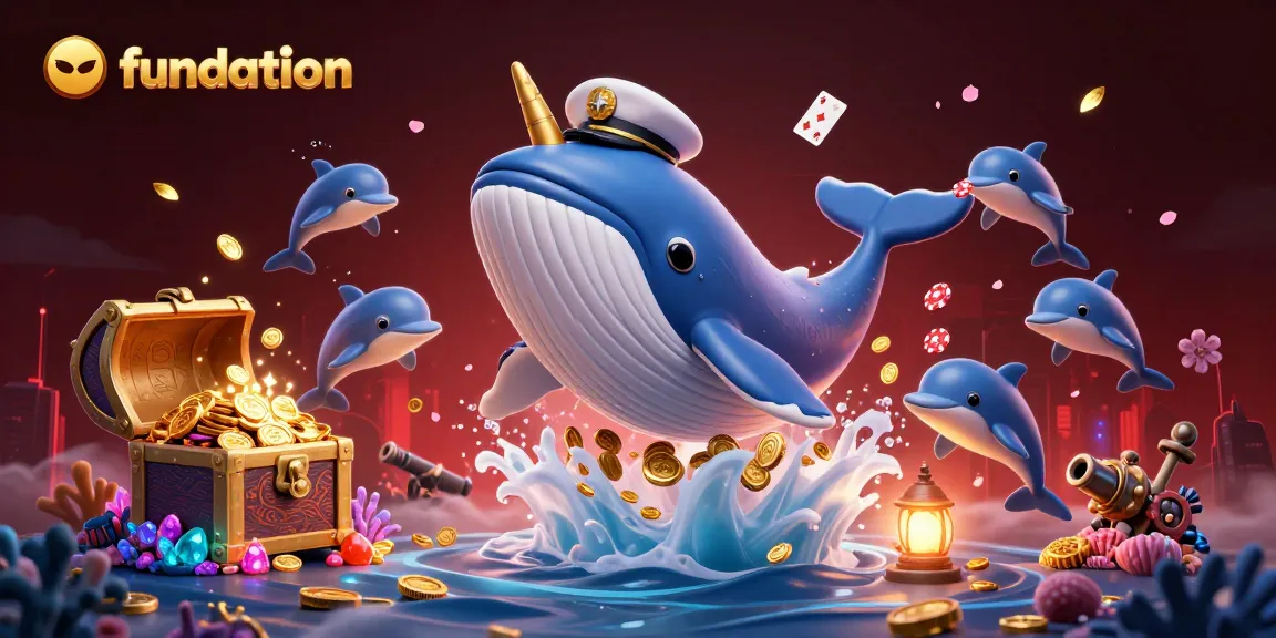 Experience fundation’s underwater casino world with a dynamic scene featuring 3D characters and gambling elements.
