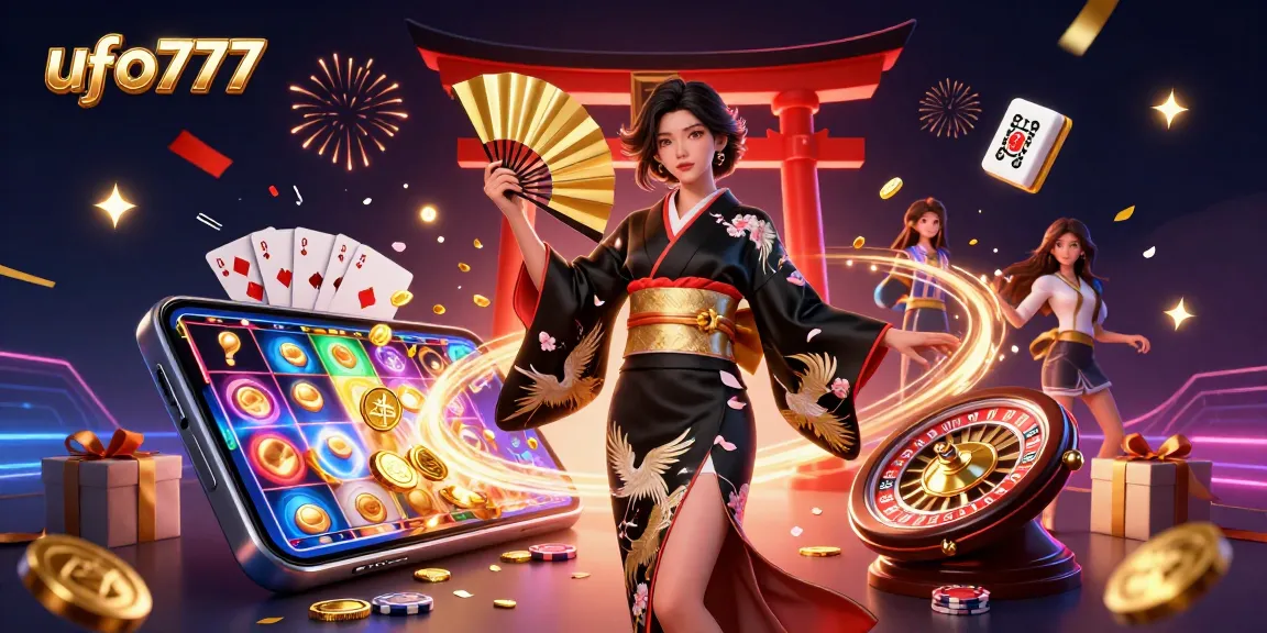 Engage in thrilling gaming on ufo777 with vibrant casino elements and a dynamic atmosphere