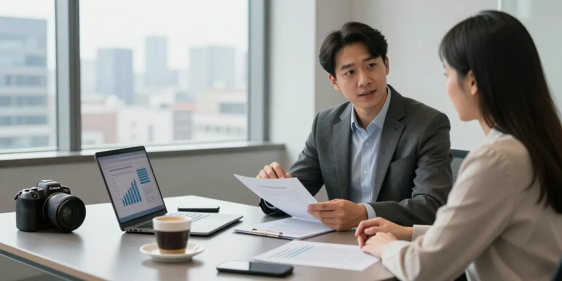 Comparison of merchant cash advance vs loan during financial consultation with advisor and business owner.