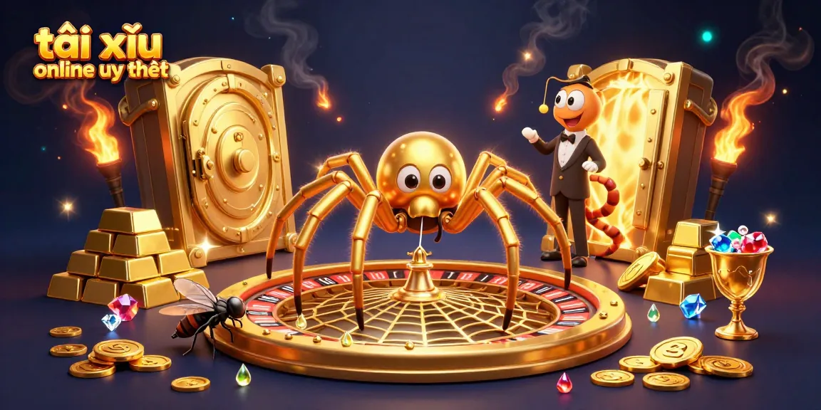 Spin the odds in tài xỉu online uy tín with golden elements and vibrant casino action.