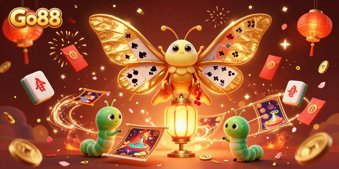Experience thrilling games at Go88 with vibrant casino visuals, celebrating big wins.