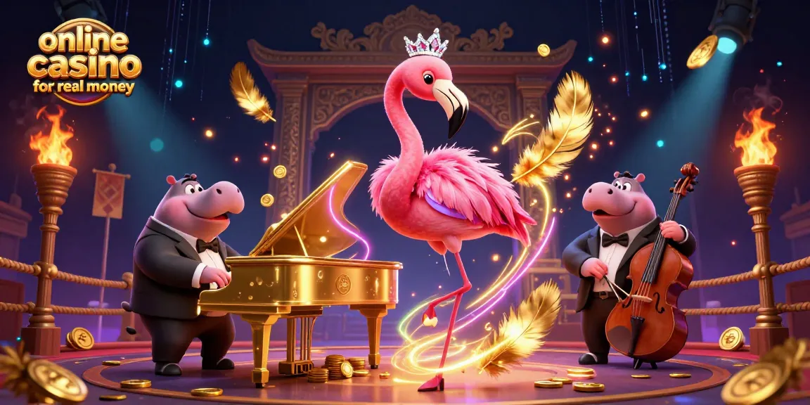 Experience the thrilling ambiance of an online casino for real money with engaging characters and dynamic elements