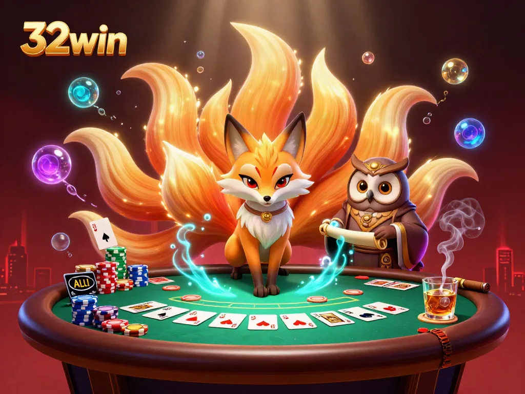 Experience thrilling poker action with the mystical 32win characters and vibrant game elements