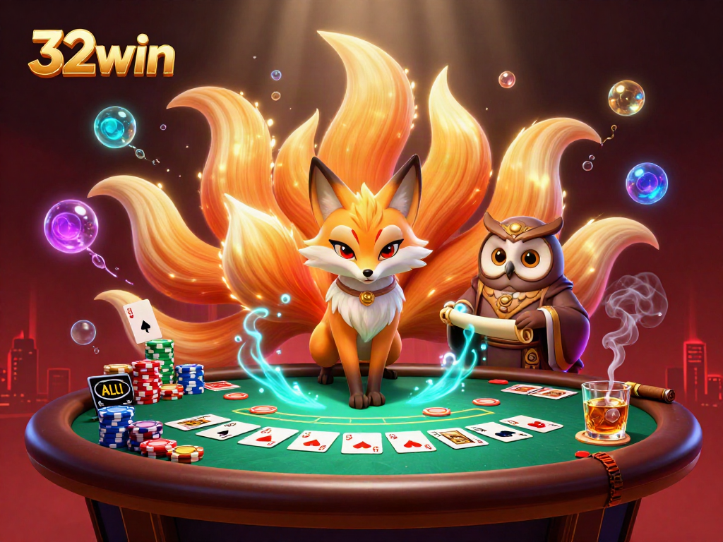 Experience thrilling poker action with the mystical 32win characters and vibrant game elements
