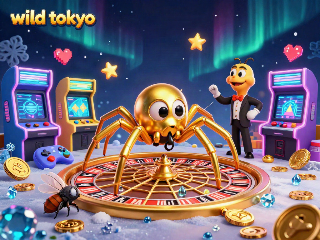 Experience thrilling gameplay at wild tokyo, featuring a unique roulette web and 3D gaming elements.