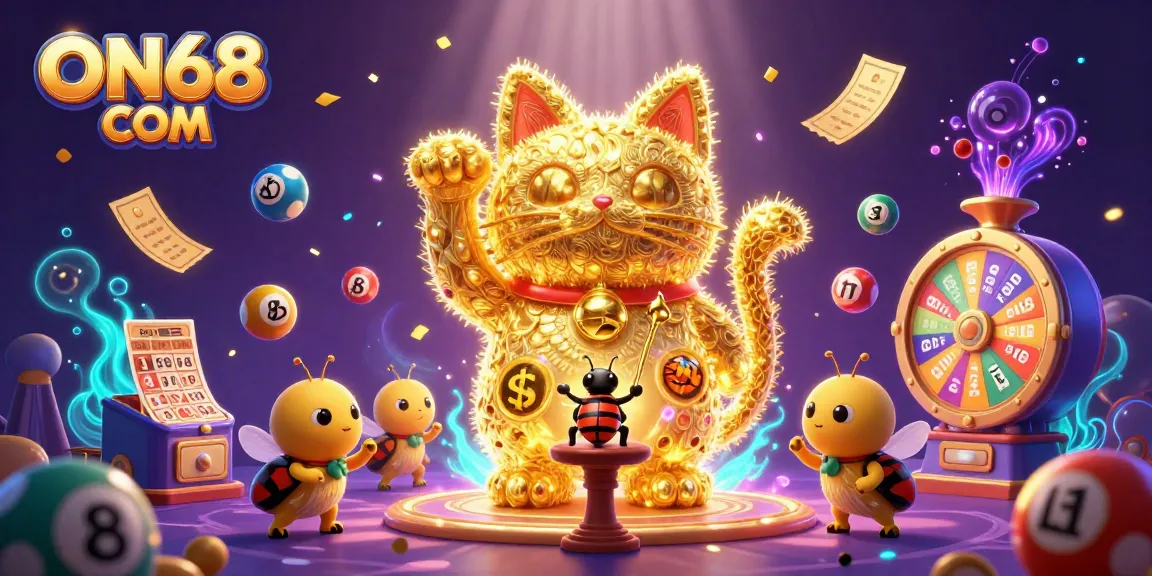 Win big with ON68 COM at a vibrant online casino, featuring dynamic lottery actions!