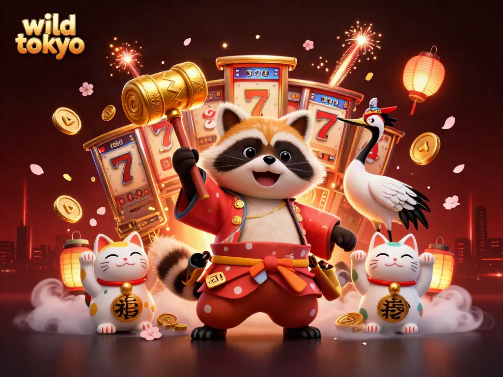 Spin the reels with wild tokyo's vibrant characters and festive elements, winning big on jackpots!