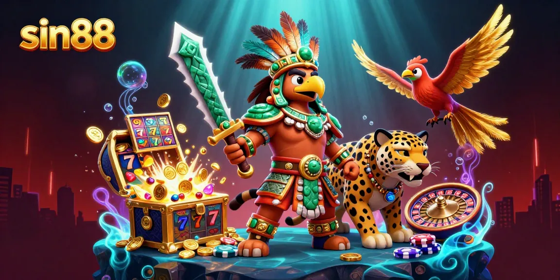 Spin winning combinations at sin88 with vivid slot reels and a dynamic casino scene